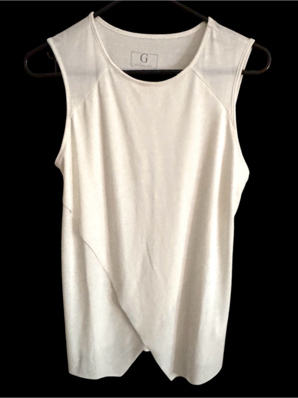 G Giuliana Crossover Tank Top SOFT CREAM S NWOT

The G Giuliana Crossover Tank